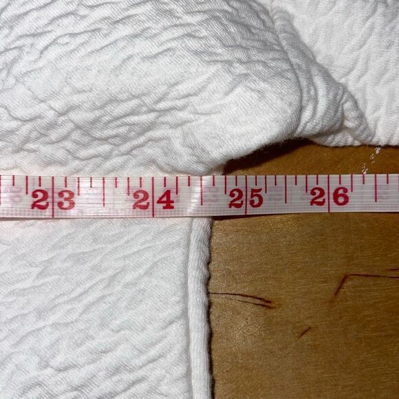 Neon Buddha‎ Waffle Textured Crewneck Sweatshirt Large EUC White - Picture 5 of 6